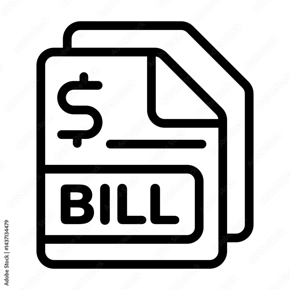 Invoice File Icon Invoice File Icon