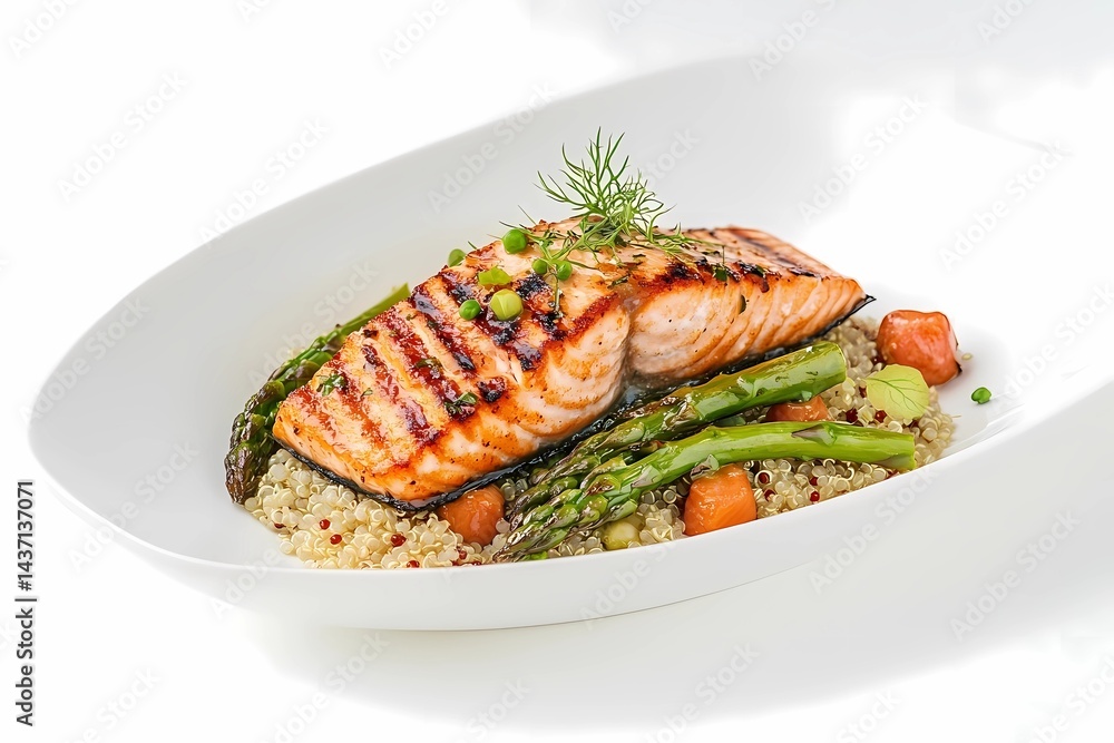 grilled salmon steak grilled salmon steak