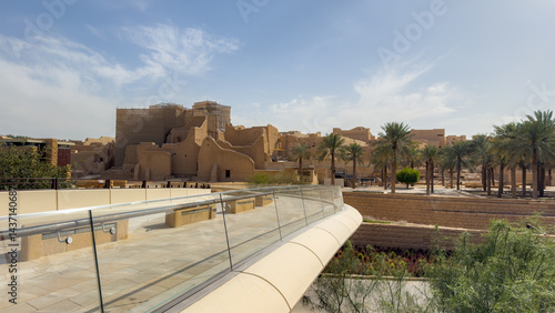 Foto Diriyah, Saudi Arabia, is a UNESCO World Heritage site known for its historic mud-brick architecture and its significance as the original home of the Saudi royal family and the birthplace of KSA