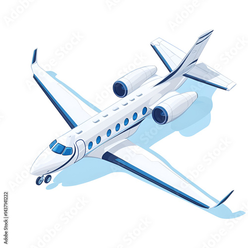 Accident airplane graphic illustration