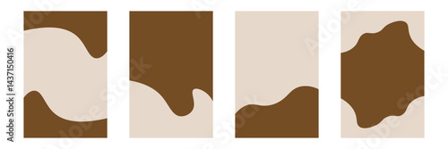 Set of chocolate banner design illustration suitable to your brand, coffee design, business, cafe, marketing, poster, template, background, and more