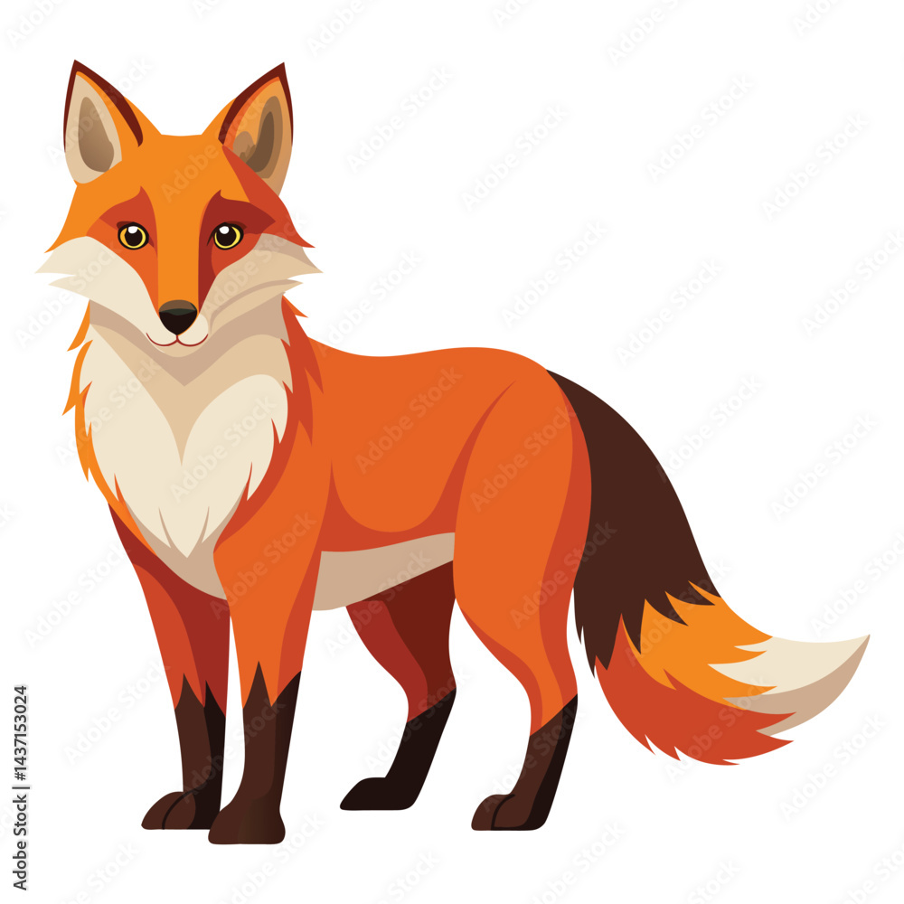 Obraz premium Fox Vector 