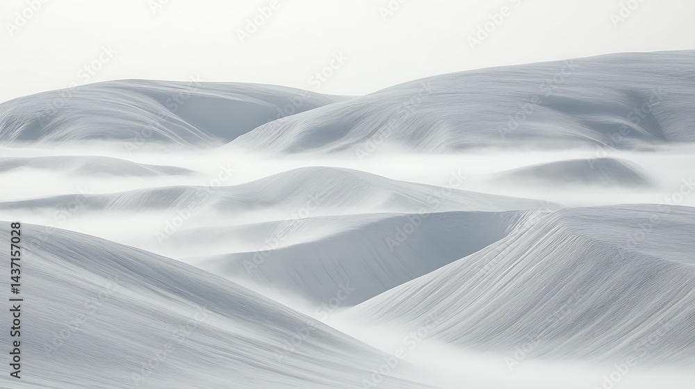 Obraz premium Misty mountain range landscape