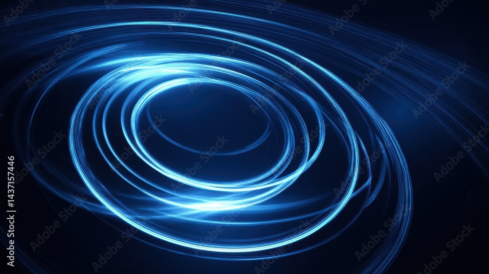Abstract blue ring lines hud circles. Abstract blue ring lines hud circles.