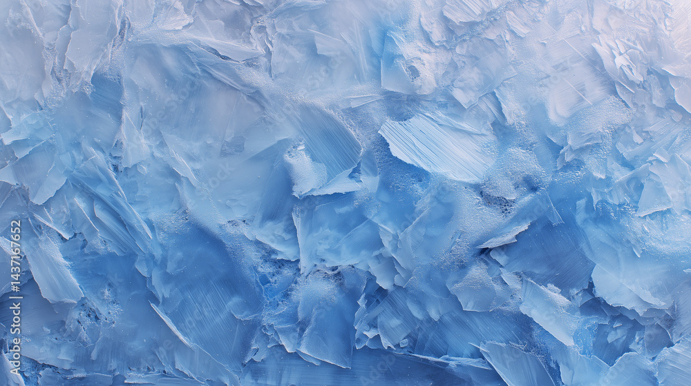 Obraz premium blue ice background