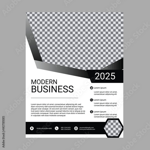 Flyer template layout background design. Corporate business layout, modern layout.