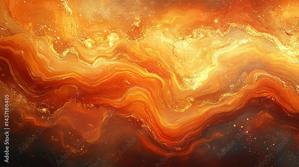 Swirls Tangerine Metallic Backgr Sunset-Inspired Bold Swirls Tangerine Metallic Backgr Sunset-Inspired Bold
