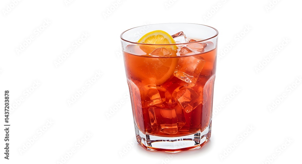 Refreshing Aperol Spritz Cocktail with Ice and Lemon Refreshing Aperol Spritz Cocktail with Ice and Lemon