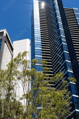 Tall buildings in the central business district of melbourne