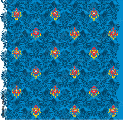 Saree Body Pattern Design – Rich Traditional Textiles for Fashion and Decor Projects