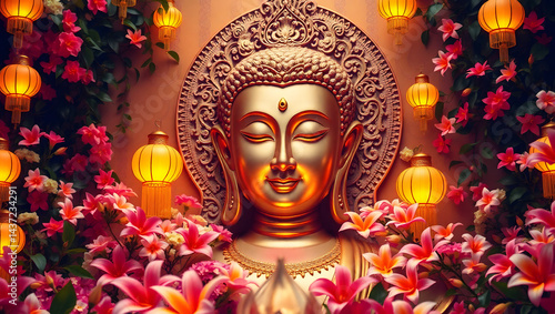 golden budha statue