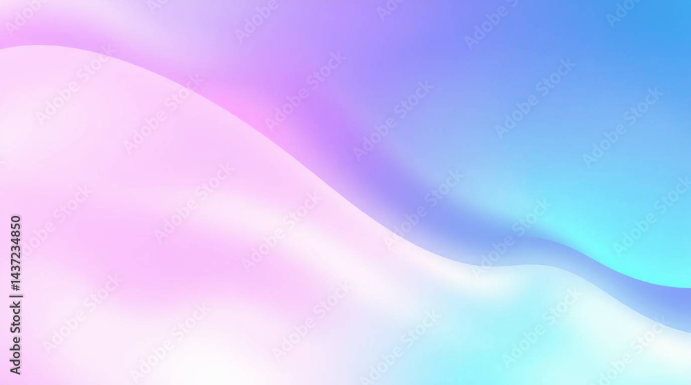 Fototapeta premium Soft Gradient Waves