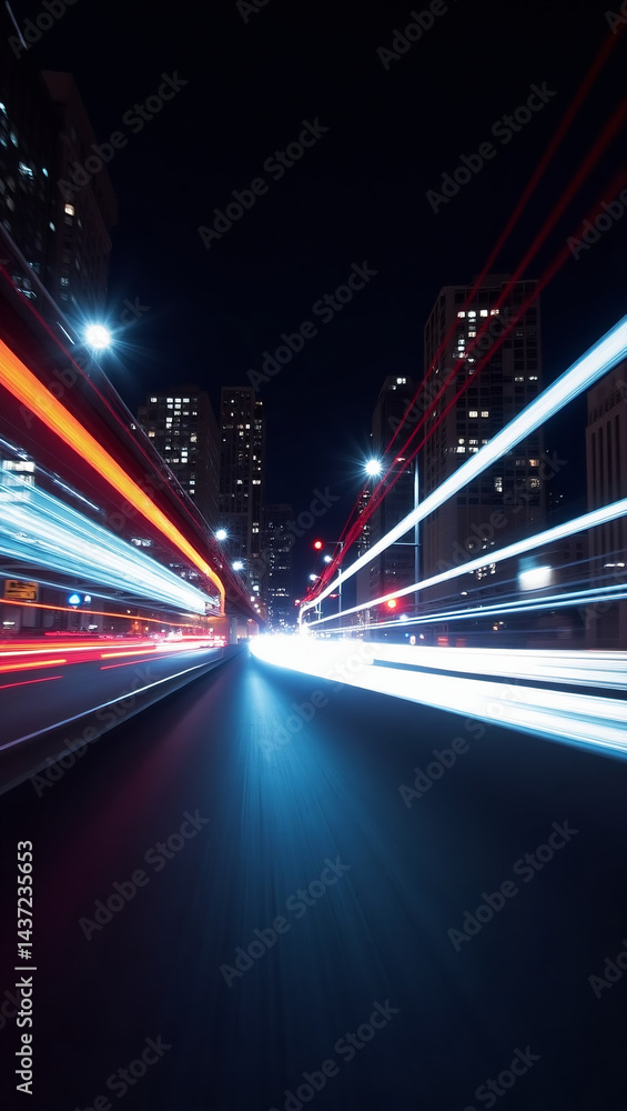 Fototapeta premium traffic in the night