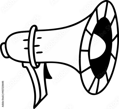 cute megaphone svg icon