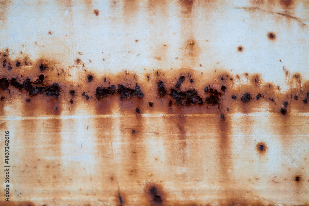 Rusty metal textures industrial setting close-up urban environment detailed perspective