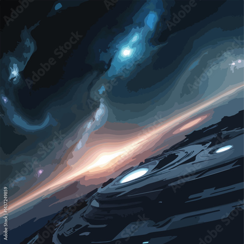 abstract fractal realms