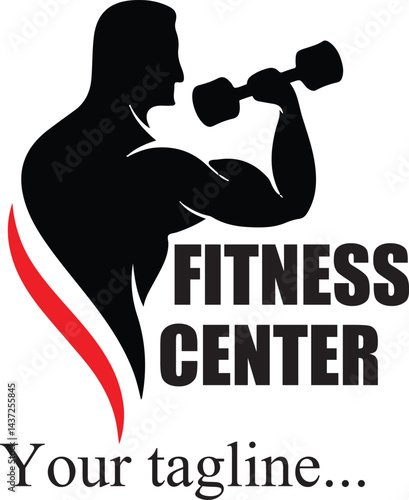 Fitness Care Icon, gym Center