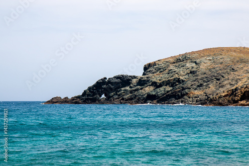 Obraz na płótnie Fokos Beach Mykonos Island South Aegean Region (Südliche Ägäis) Greece w salonie
