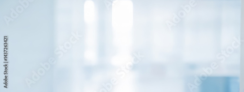 Abstract blurred background with light blue and white colors soft and airy.