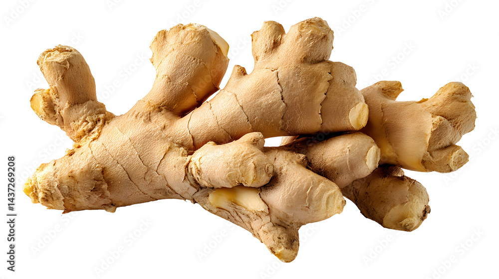 Fresh Ginger Root Closeup Organic Spice Fresh Ginger Root Closeup Organic Spice