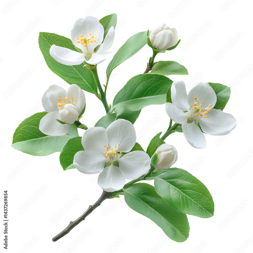 Obraz premium Beautiful spring blossom branch image