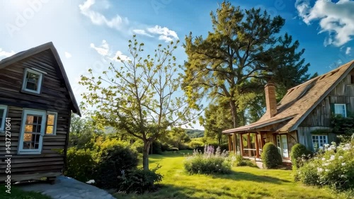 Wallpaper Mural Sunny Countryside Cottage Torontodigital.ca