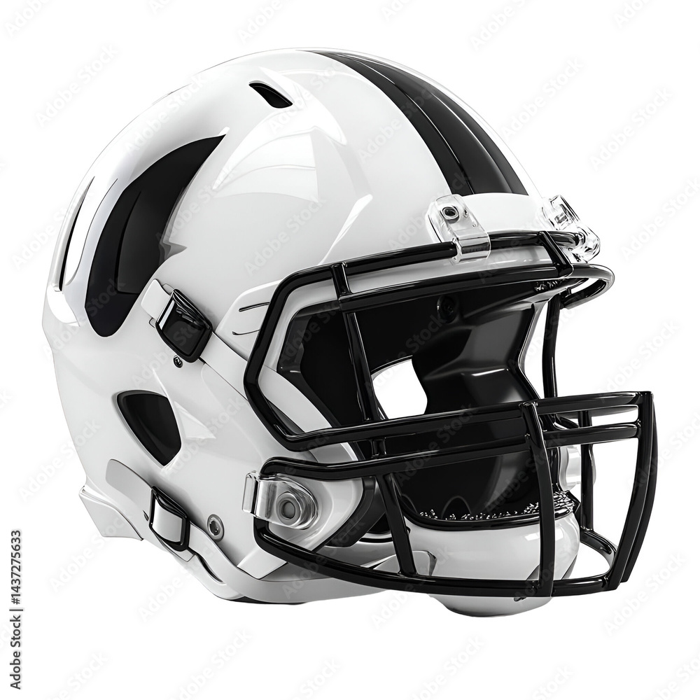 Fototapeta premium Closeup football helmet sports equipment