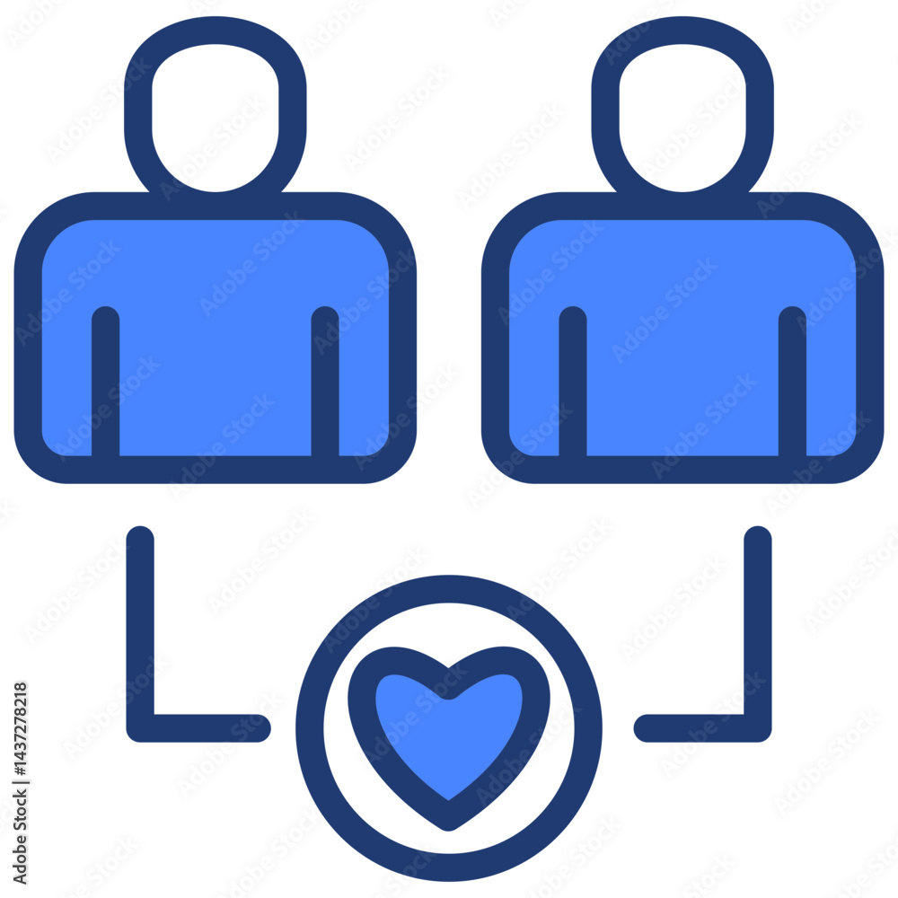 Fototapeta premium Empathy Icon