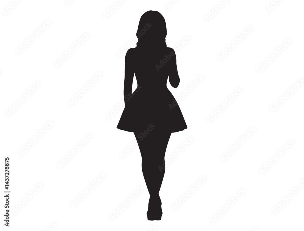 BURLESQUE SILHOUETTE WHITE BACKGROUND BURLESQUE SILHOUETTE WHITE BACKGROUND
