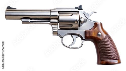 Wallpaper Mural revolver isolated on white background Generative AI Torontodigital.ca
