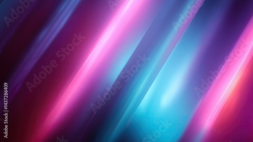 Vaporwave Lights Background with Neon Gradient Glow in Retro 80s Aesthetic for Abstract and Futuristic Visuals