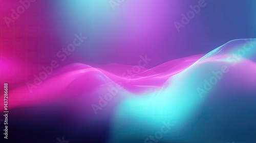 Vaporwave Lights Background with Neon Gradient Glow in Retro 80s Aesthetic for Abstract and Futuristic Visuals