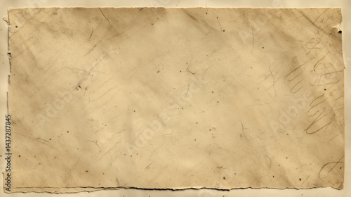 Vintage Letter Paper Texture with Aged Ivory Tones and Faded Edges for Retro Stationery and Historical Design