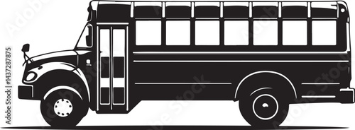 Vintage Fire Truck & Bus Vectors