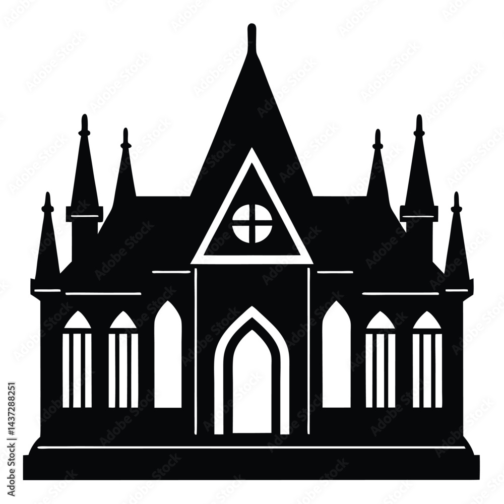Obraz premium Buildings icons. Bank, Hotel, Courthouse. City, Real estate, Architecture buildings icons. Hospital, town house, museum. Urban architecture, city skyscraper. Classic set. Quality set. Vector