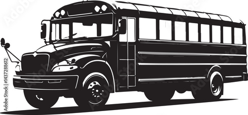 Vintage Fire Truck & Bus Vectors