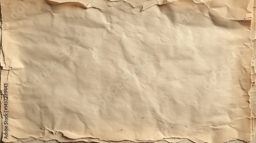 Vintage Letter Paper Texture with Aged Ivory Tones and Faded Edges for Retro Stationery and Historical Design