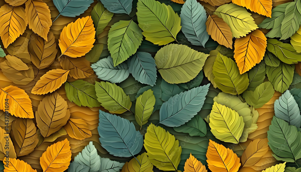 Autumn leaves design Autumn leaves design