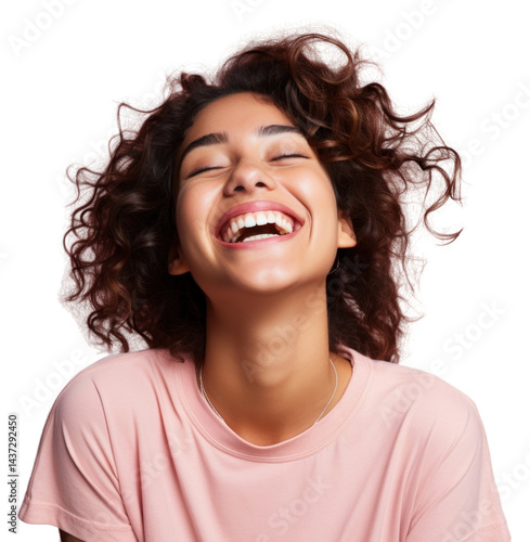 Obraz na płótnie PNG Laughing smile adult accessories. w salonie
