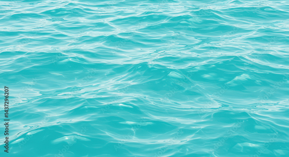 Calm turquoise water background for tranquility and relaxation Calm turquoise water background for tranquility and relaxation