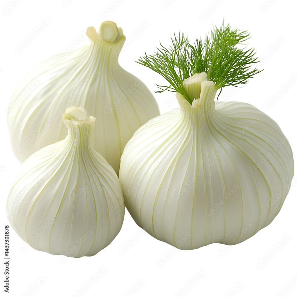 Obraz premium Fresh garlic bulbs close up for food photography