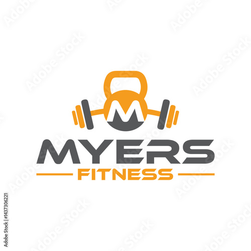 Power up your brand with this fitness logo—perfect for gyms, personal trainers, and sports brands. Bold, energetic design ideal for apparel, websites, and marketing materials.