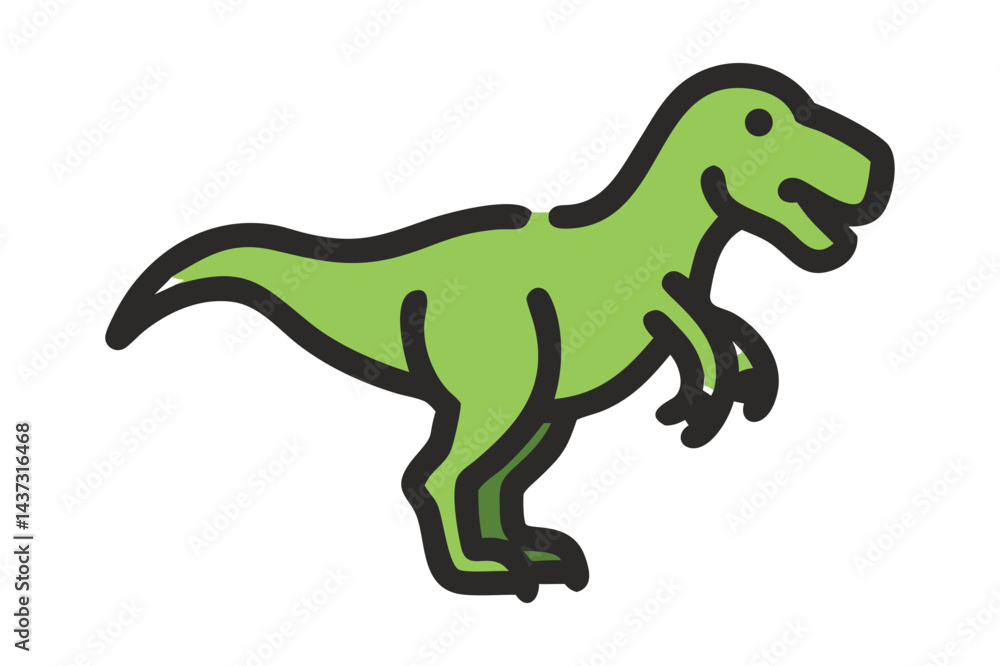 Fototapeta premium Explore the Mighty T-Rex: Fun Dinosaur Facts