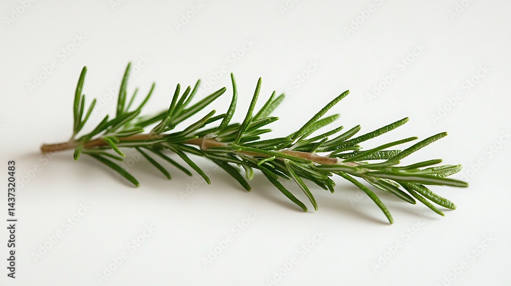 Fototapeta premium Rosemary herb isolated in natural light high resolution picture