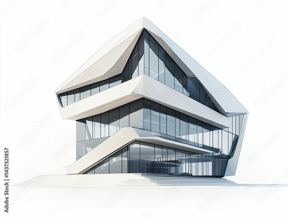 Fototapeta premium Modern Building Design