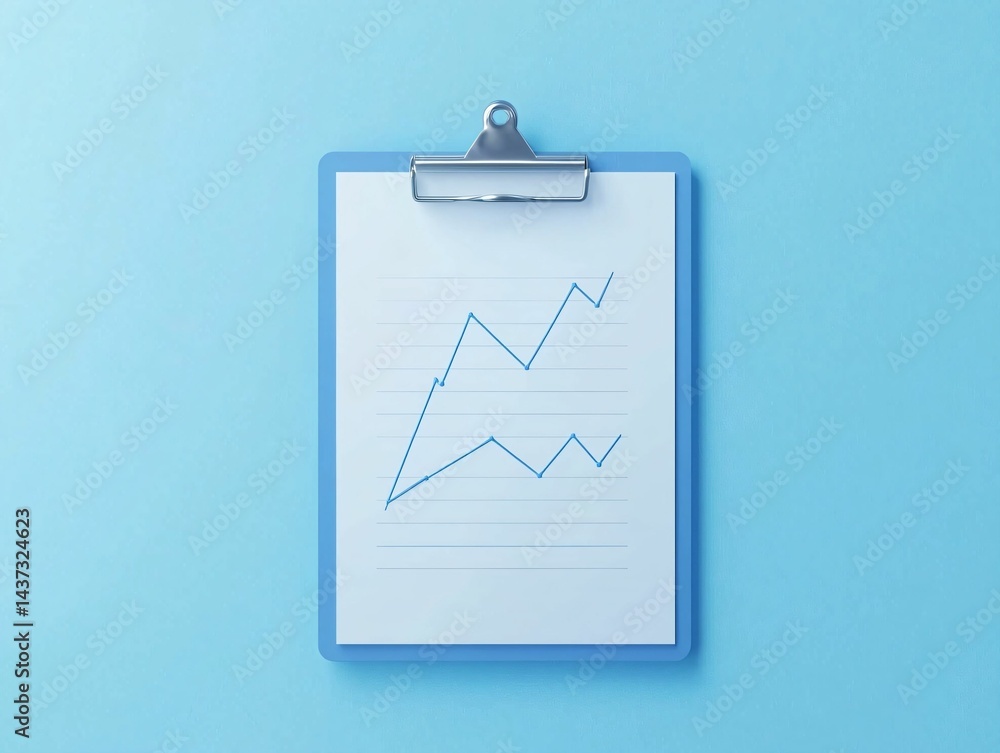 Growth Chart on Clipboard Growth Chart on Clipboard