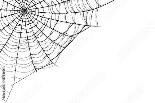 spider and web,  Spider web on transparent background, spider web