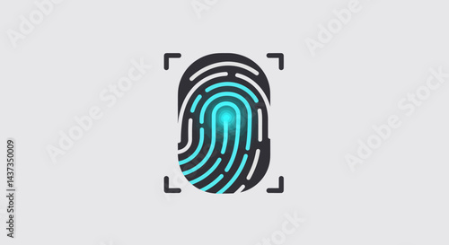 Fingerprint scanning biometric identity authentication for security and access control identity verification technology digital identity recognition