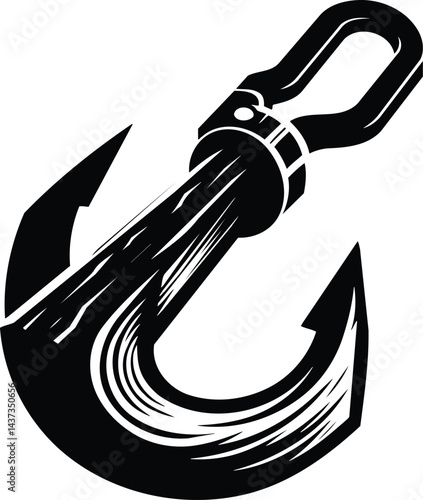 Cant Hook Silhouette Ready to Grip a Log