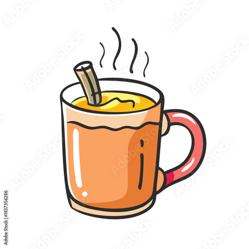 hot cider mug icon, hot cider mug vector illustration-simple illustration of hot cider mug, perfect for hot cider mug logos and icons